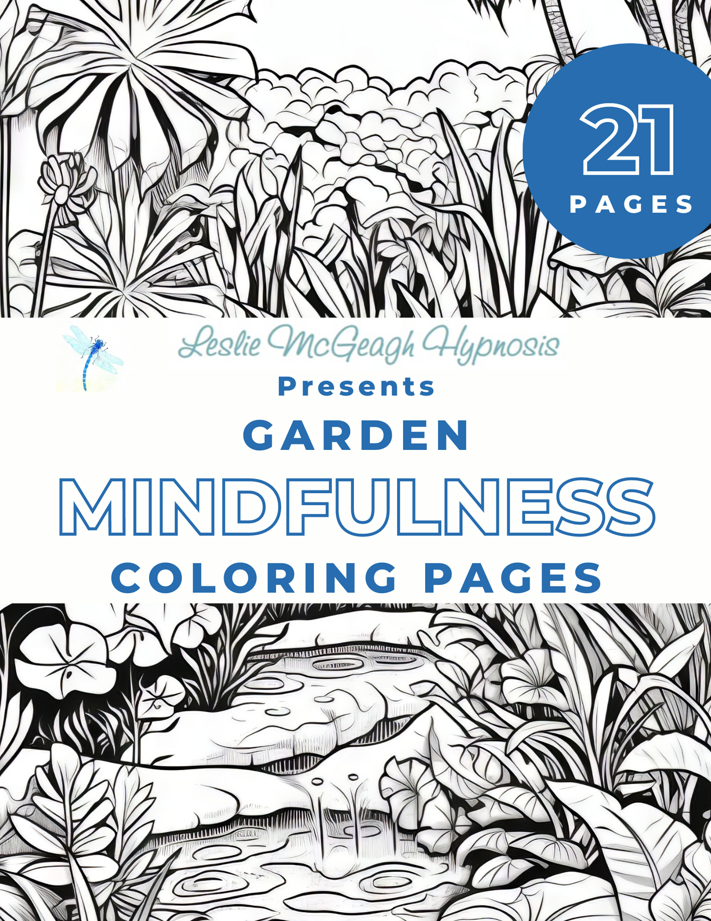 Garden Mindfulness Colouring Pages